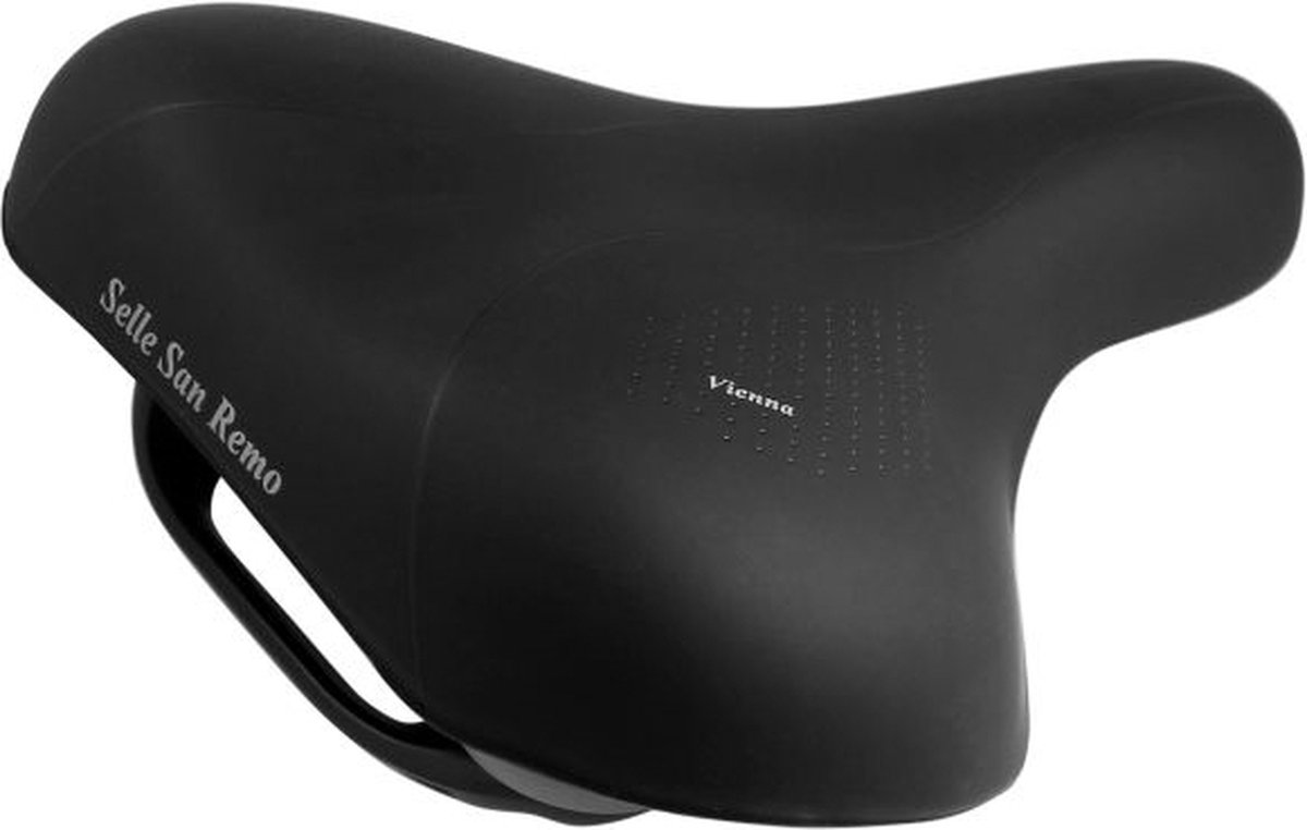 fiets zadel selle san remo vienna met handgreep zwart