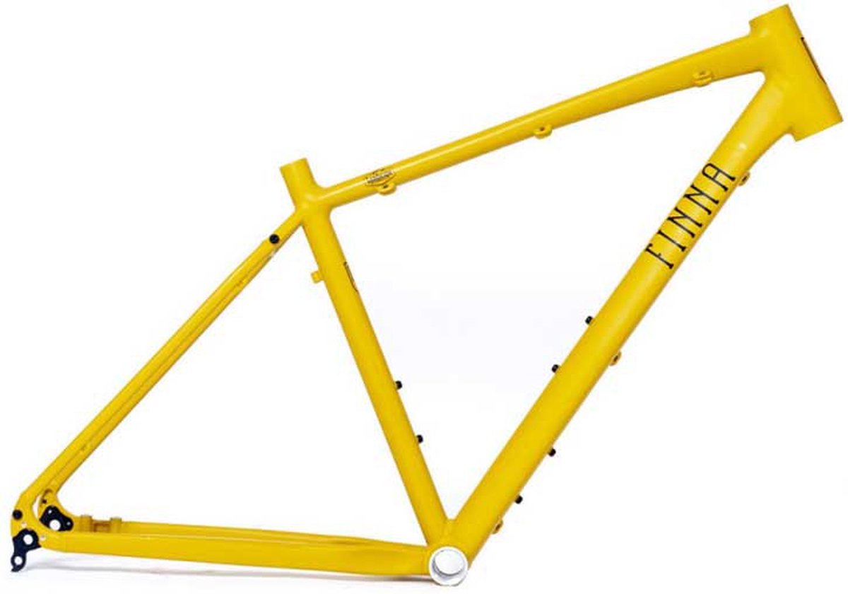 finna landscape alu gravel fietsframe geel s