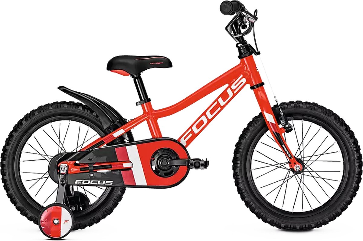 focus raven rookie kinderfiets j20 16 inch rood