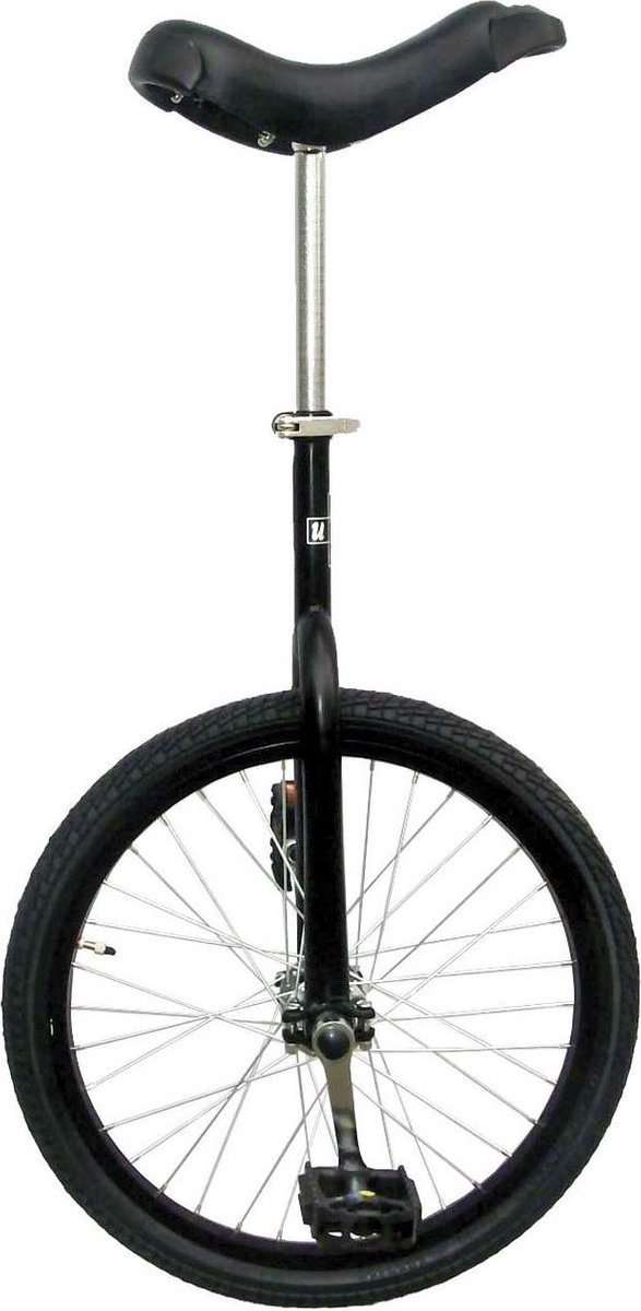 fun eenwieler eenwieler unisex zwart 20 inch