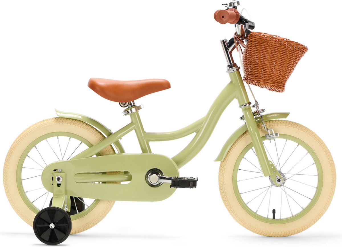 Generation Blanco 14 inch Olijfgroen – Kinderfiets Kinderfiets kopen online