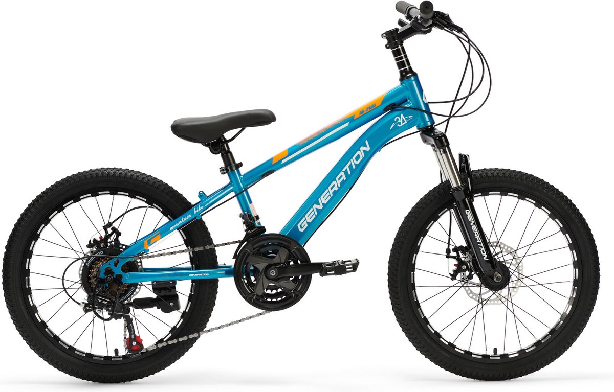 generation m 760 moutainbike 20 inch lichtblauw
