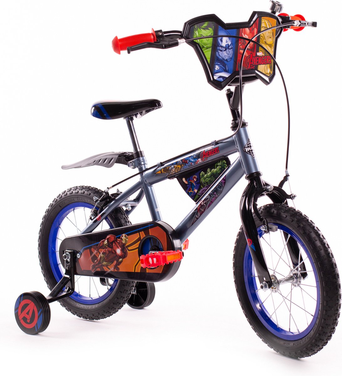 huffy marvel avengers kinderfiets 4 6 jaar met hulk iron man thor en meer kinderfiets met wielen van 35cm voor jongens en meisjes