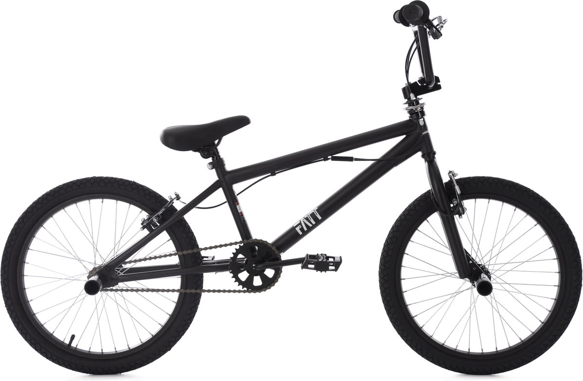 Ks Cycling Fiets KS Cycling BMX-fiets 20'' freestyle-BMX Fatt zwart - 28 cm Kinderfiets kopen online