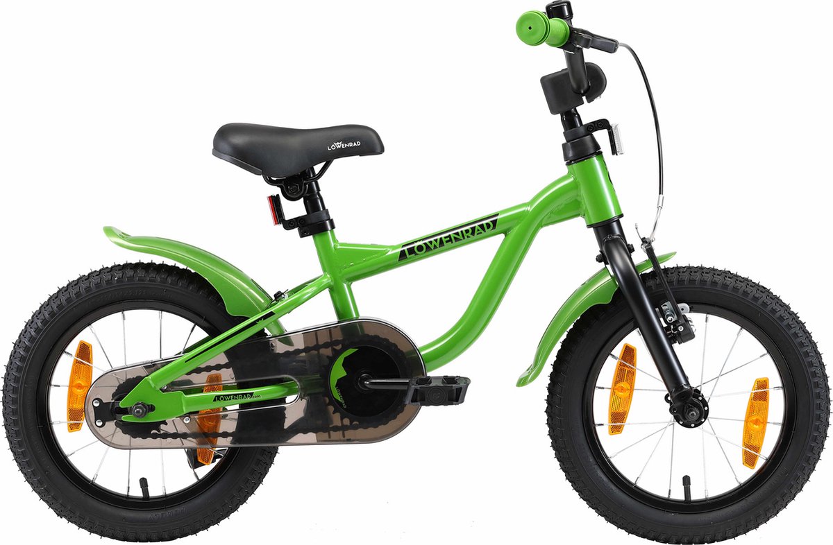 l wenrad kinderfiets 14 inch wielen groen