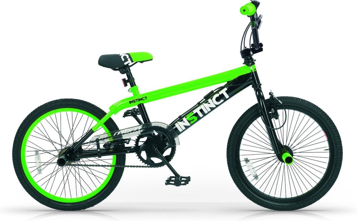 Mbm Instinct - Kinderfiets - Mannen - Zwart;Groen - 20 Kinderfiets kopen online