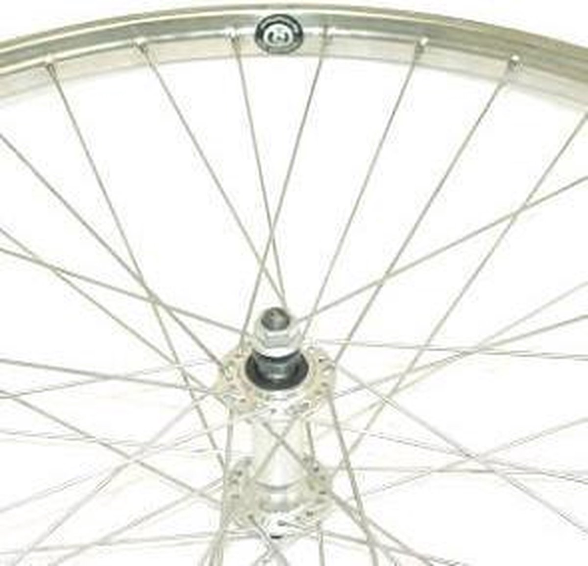 Merkloos v wiel 28x 1 3/8 RVS velg / spk Fiets kopen online
