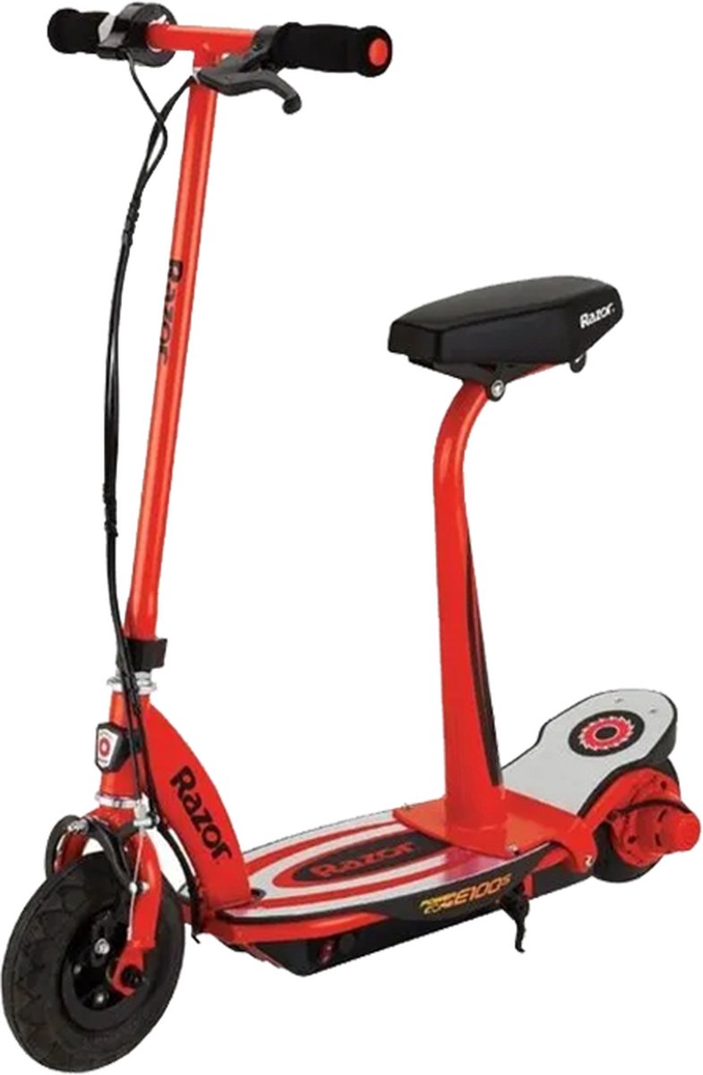 razor power core e100s elektrische step rood zwart