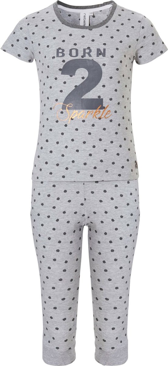 Rebelle Meisjes Born 2 Sparkle Pyjama Grijs Kinderfiets kopen online