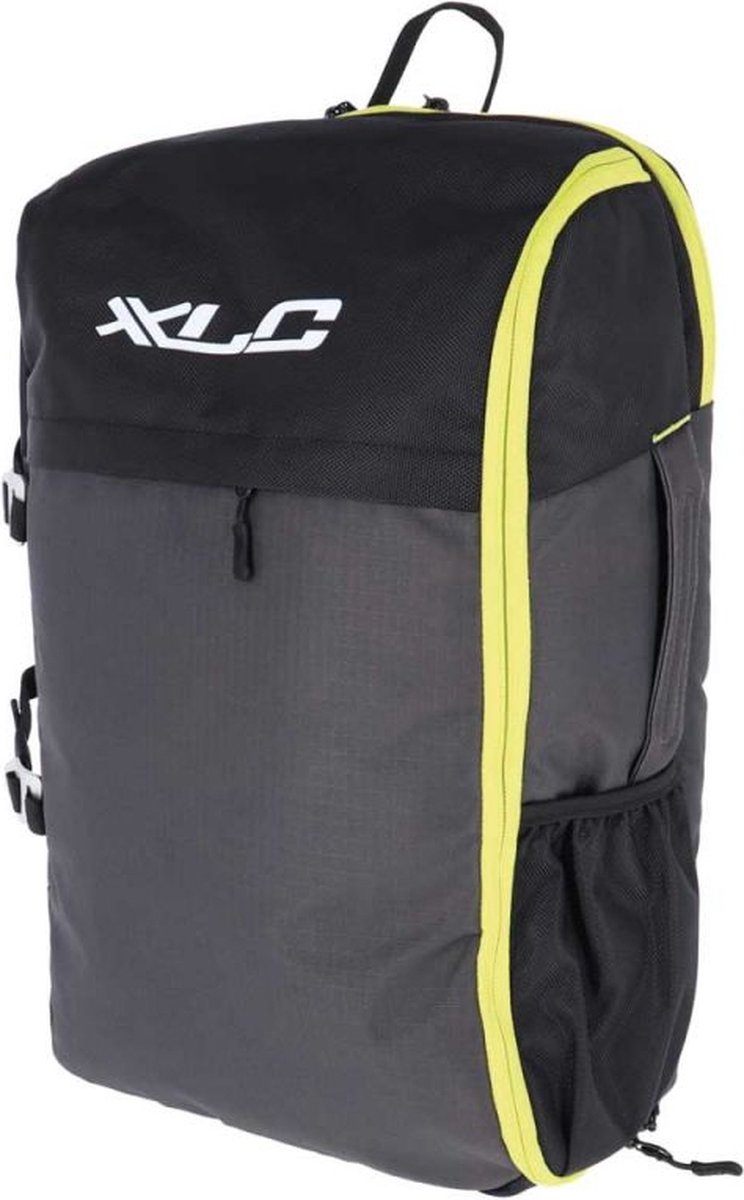rugtas xlc messenger zwart geel 45 liter