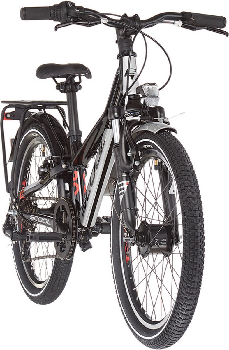 s'cool troX EVO 20 7-S Kinderen, zwart Kinderfiets kopen online