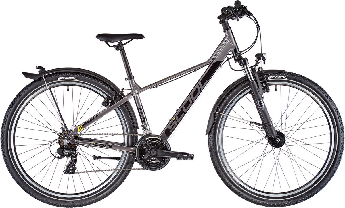 s'cool troX EVO 27,5 21-S Kinderen, grijs Fiets kopen online