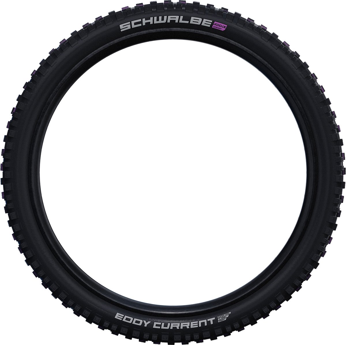 schwalbe eddy current ultra soft tubeless 29 x 2 40 mtb band zilver 29 x 2 40
