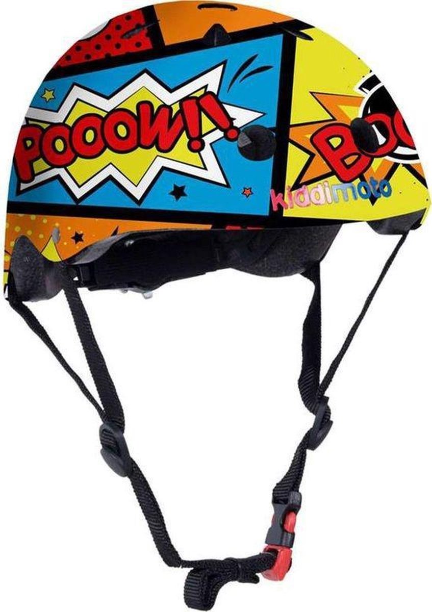 Skate- & Fietshelm Comic | Kiddimoto Kinderfiets kopen online