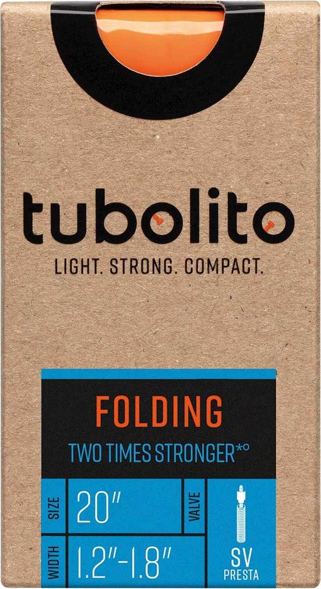 tubolito tubo folding presta 42 mm binnenste buis oranje 20 1 2 1 8