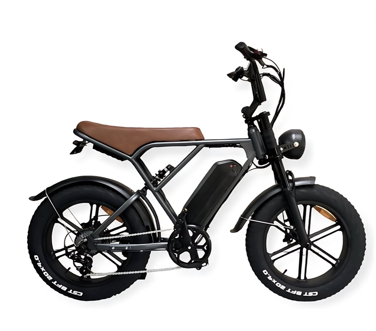 Vilolux® Fatbike electrisch - Fatbike H9 PRO - Legaal - Rijklaar - Niet opvoerbare fatbikes - 2 Jaar garantie - Telefoontasje - Hydraulische remmen - Alarm - Bruin zadel Fiets (elektrisch) kopen online