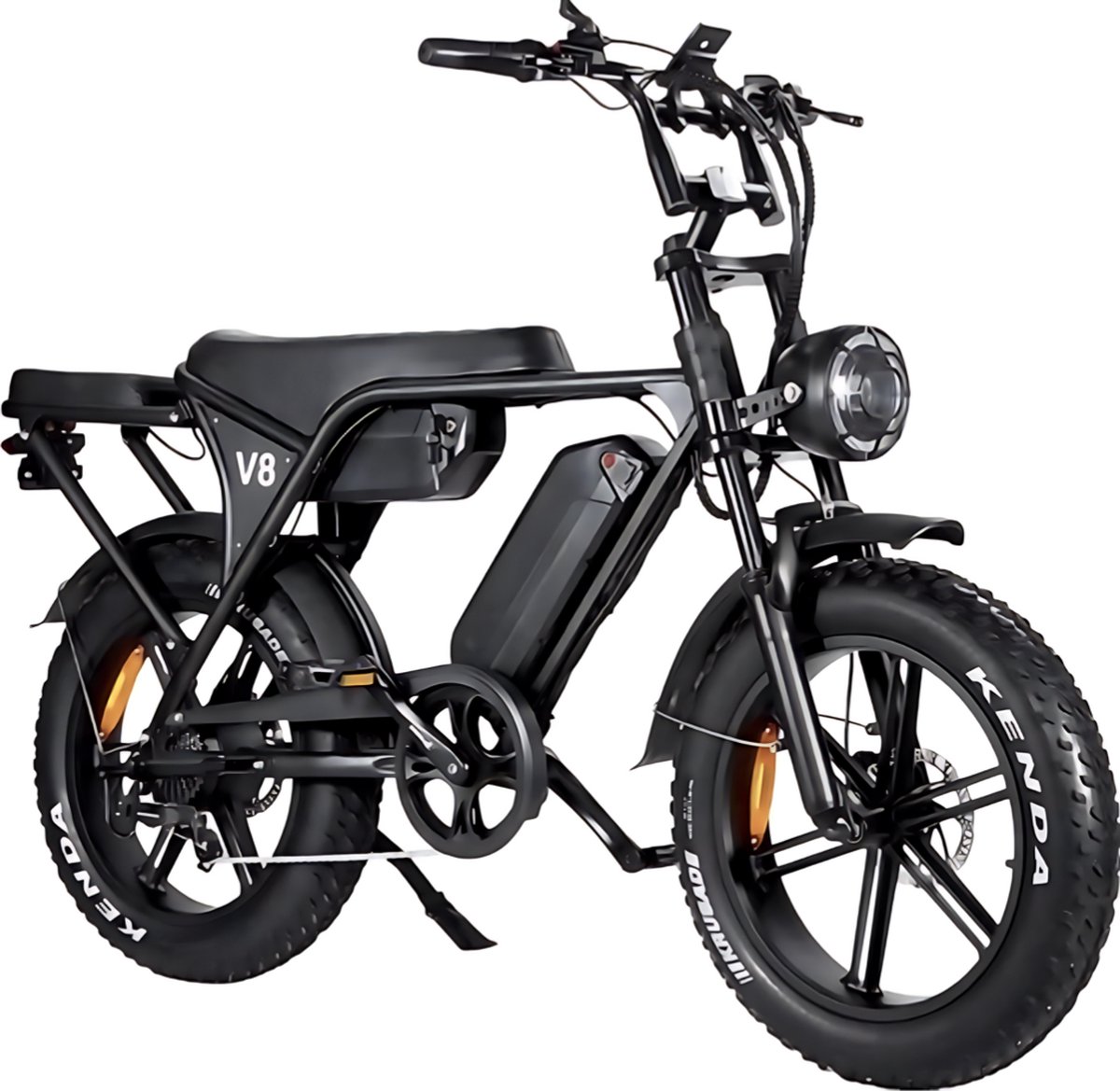 Vilolux® Fatbike electrisch - Fatbike V8 dubbele accu - PRO - Achterzit - Legaal - Rijklaar - Niet opvoerbare fatbikes - 2 Jaar garantie - Hydraulische remmen - Alarm - Zwart Fiets (elektrisch) kopen online