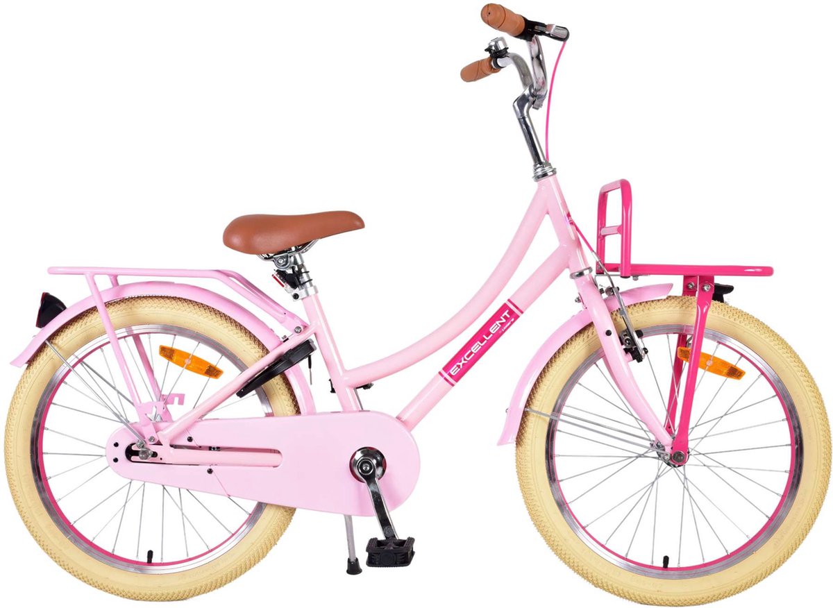 Volare Excellent Kinderfiets - Meisjes - 20 inch - Roze Kinderfiets kopen online