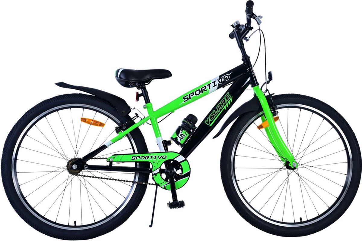Volare Sportivo Kinderfiets - Jongens - 26 inch - Groen - Twee Handremmen Kinderfiets kopen online