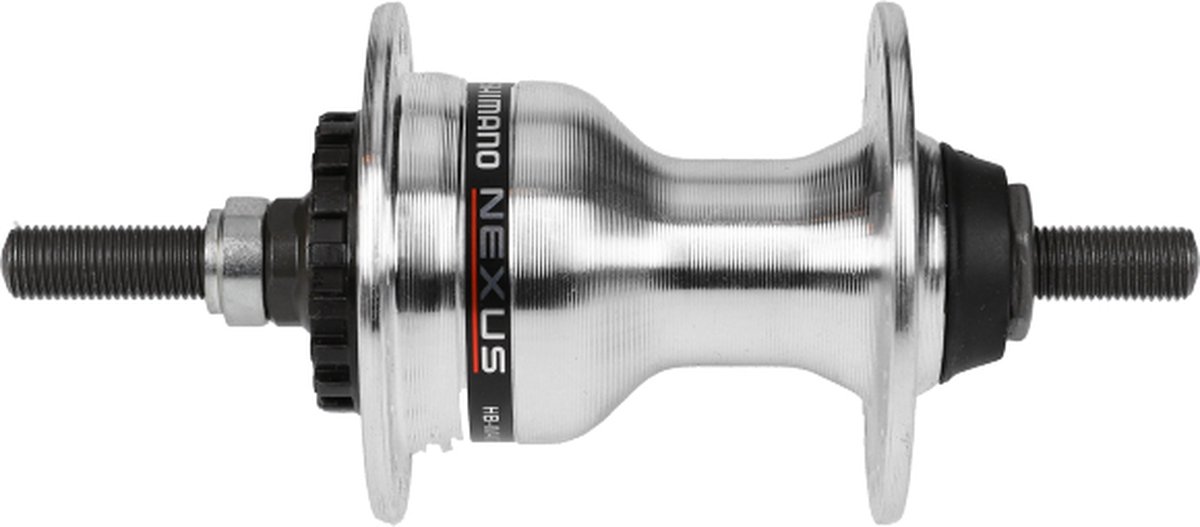 voornaaf shimano nexus hb im 40 voor rollerbrake 36 gaats 100 mm zilver