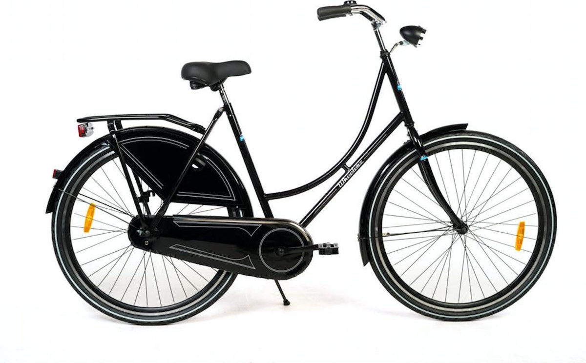 wheelerz nl omafiets 28 57cm glanszwart