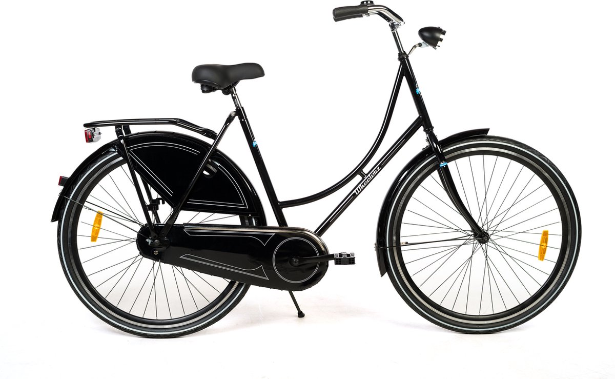 wheelerz nl omafiets 28 inch 53cm zwart unisex