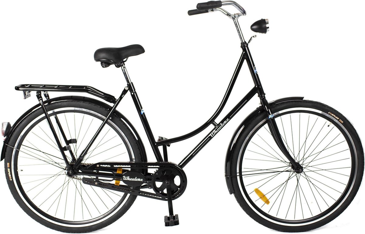 wheelerz omafiets classic eco 26 inch zwart unisex