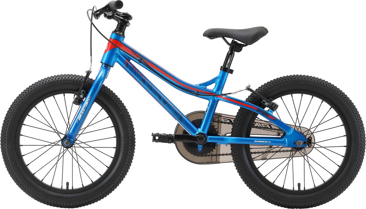 Bikestar kinderfiets Mountainbike alu 18 inch blauw Kinderfiets kopen online