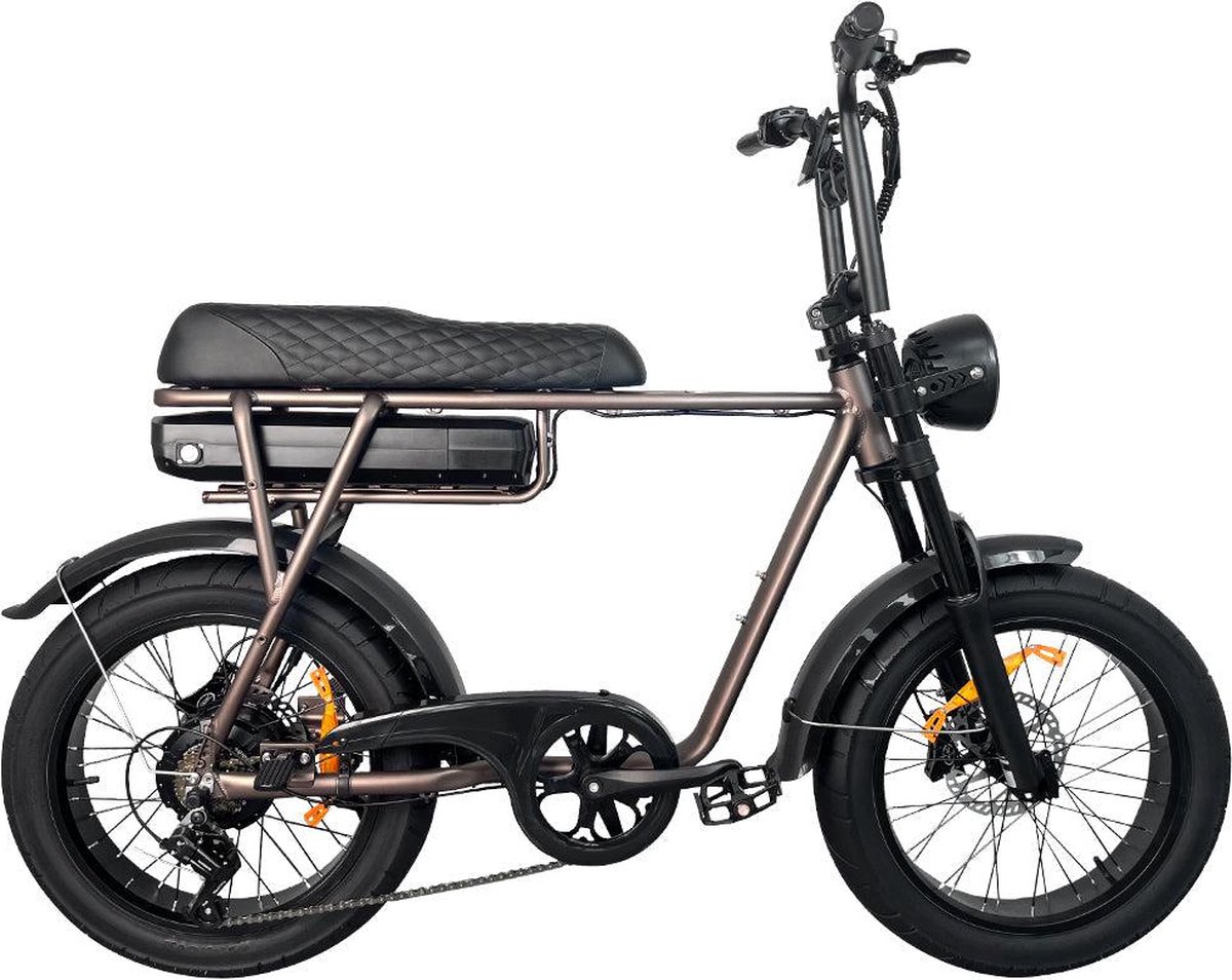 EB2 - Fatbike - Koffie - 250W - Elektrische Fatbike Fiets (elektrisch) kopen online