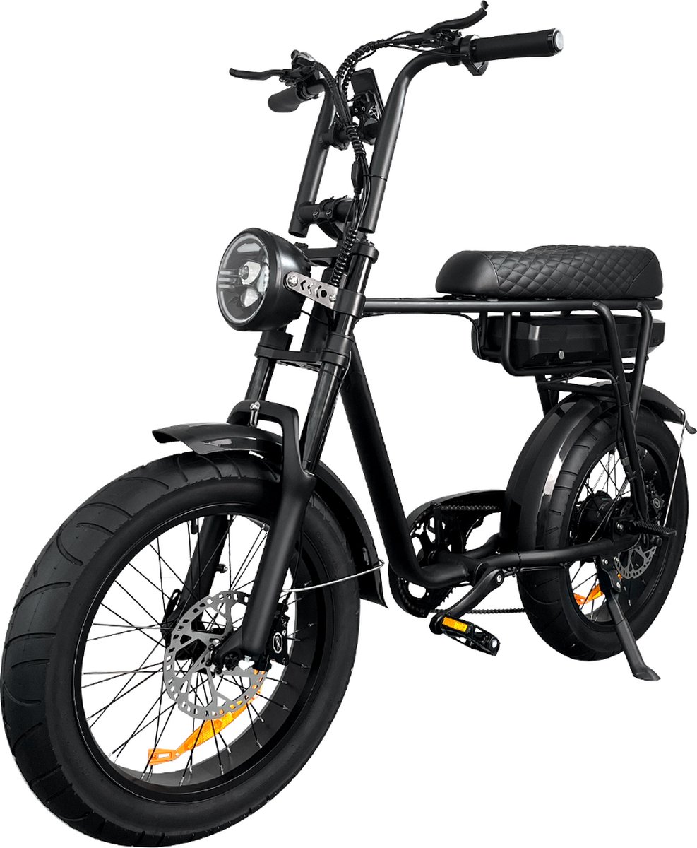 Ebikekopen.com Eb2 - Nieuwste model - Incl. Slot - Alarmsysteem - Kettingbeschermer - Voetensteuntje -Straatlegaal - Ebike - Elektrische Fiets - Met Accessoires Fiets (elektrisch) kopen online