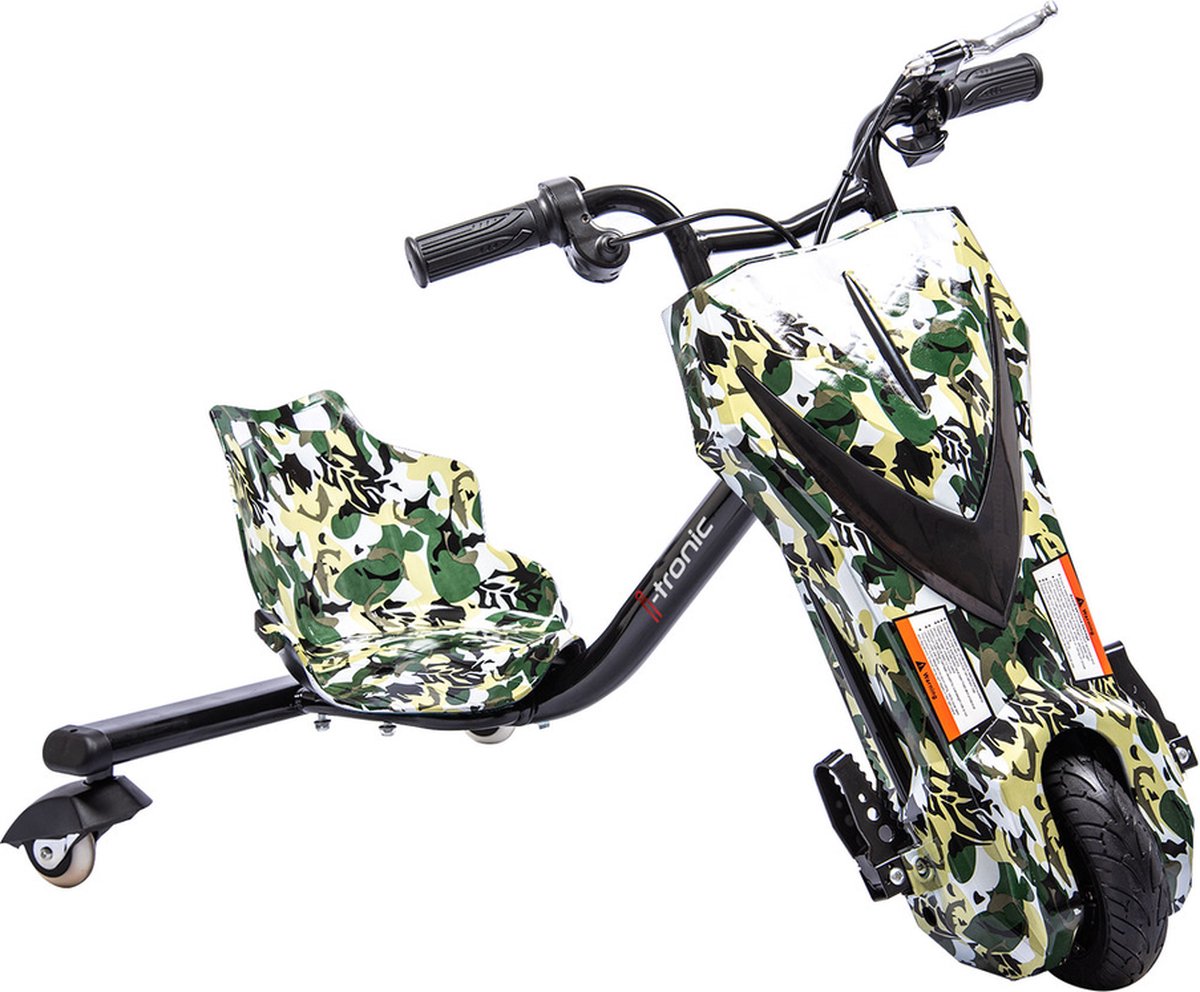 Elektrische Drift Trike Kart 250W 36V Camouflage Groen Drift Trikes kopen online