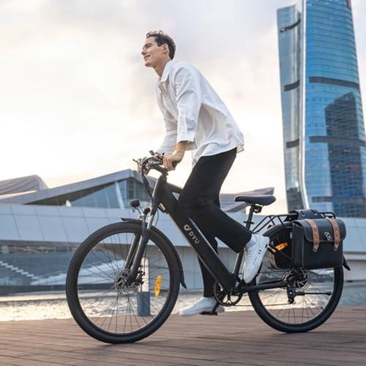 elektrische fiets met 7 versnellingen en 48v 10ah batterij