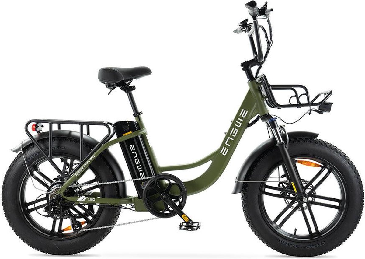 ENGWE L20 - Fatbike - Groen - 250W - Elektrische Fatbike Fiets (elektrisch) kopen online