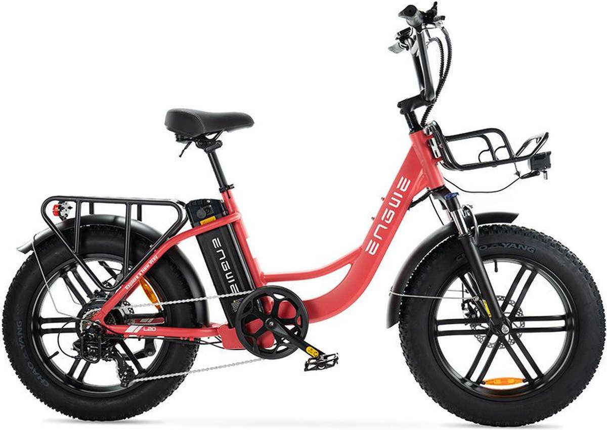ENGWE L20 - Fatbike - Roze - 250W - Elektrische Fatbike Fiets (elektrisch) kopen online
