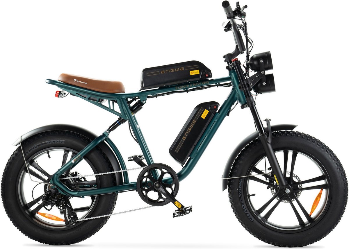 ENGWE M20 - Fatbike - Dubbele Accu - Groen - 250W - Elektrische Fatbike Fiets (elektrisch) kopen online