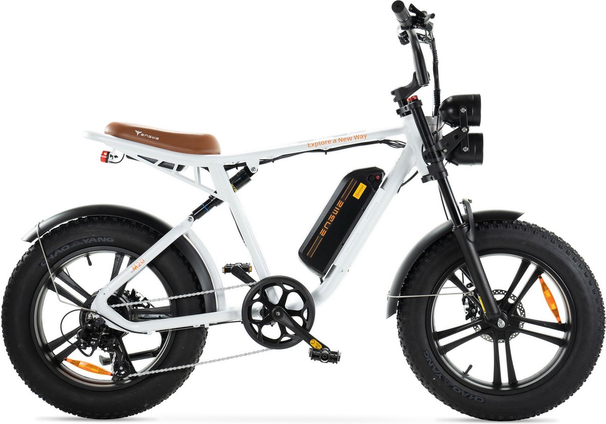 ENGWE M20 - Fatbike - Wit - 250W - Elektrische Fatbike Fiets (elektrisch) kopen online