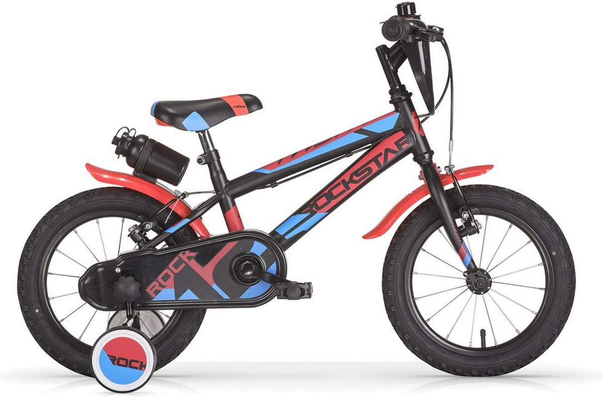 Mbm Rockstar 14 Fiets Rood Jongen Kinderfiets kopen online