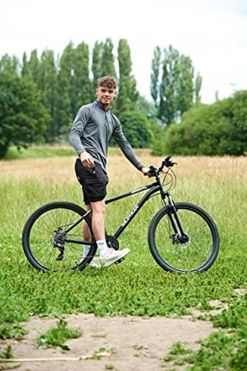 Mountainbike voor volwassenen, 27,5 inch, 21 versnellingen - Elegant Zwart Fiets kopen online