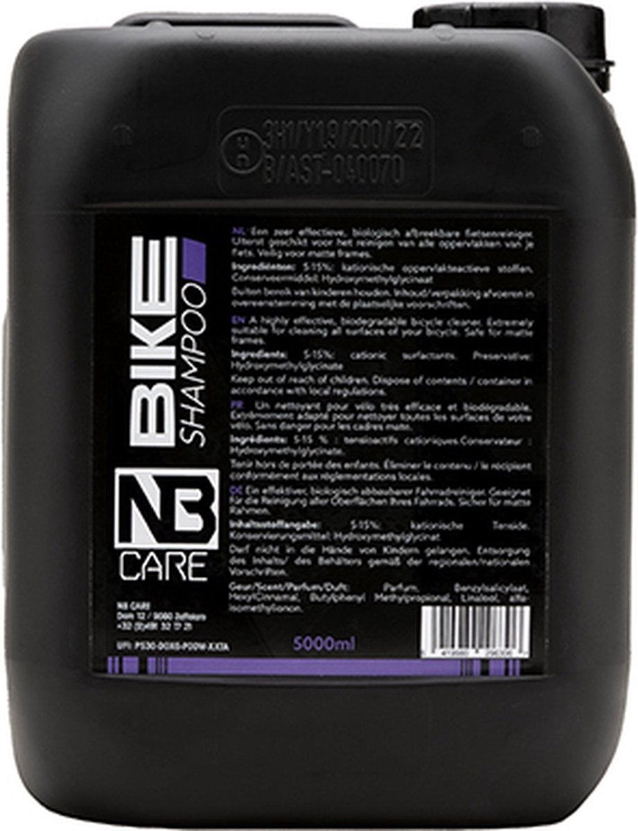 nb care bike shampoo 5l
