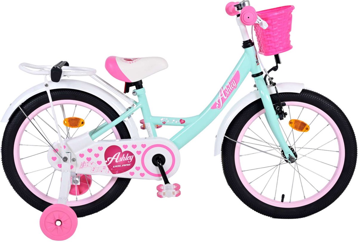 volare ashley kinderfiets meisjes 18 inch groen