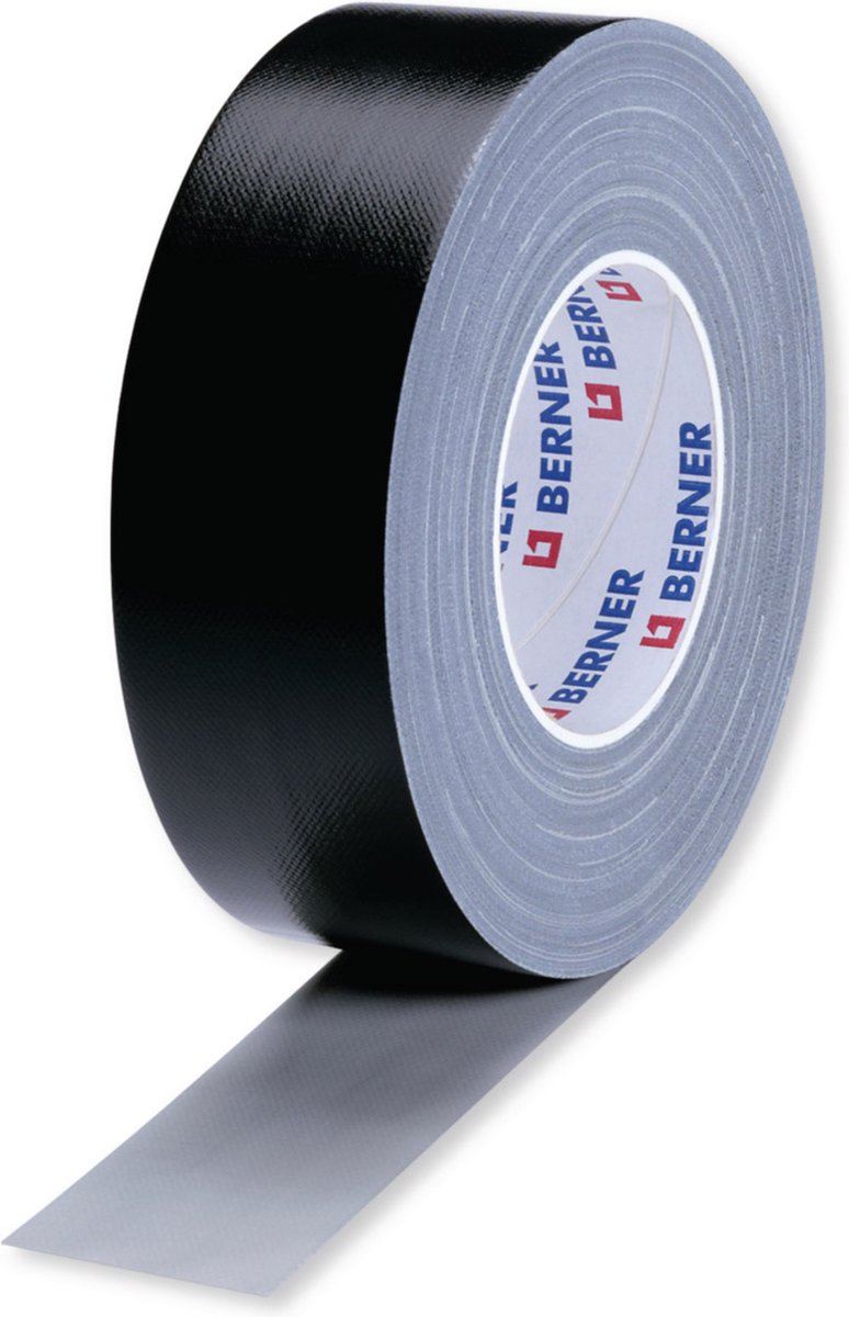 365922 duct tape 50mm x 50m zwart