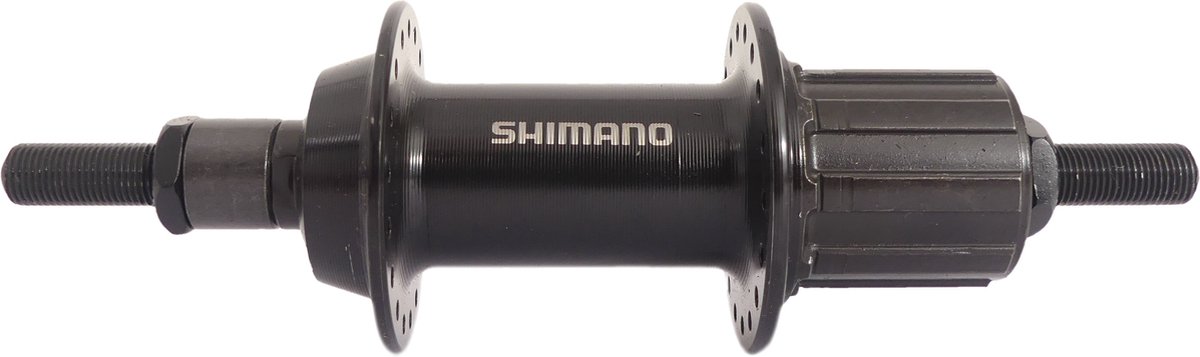 achternaaf 7 speed shimano fh ty500 36 gaats vaste as zwart