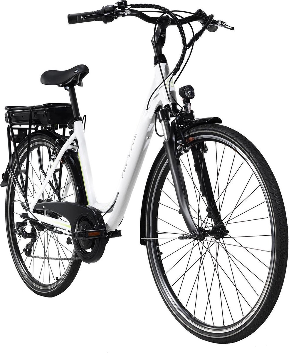 adore fiets elektrisch e bike damesfiets 28 adore versailles wit groen 48