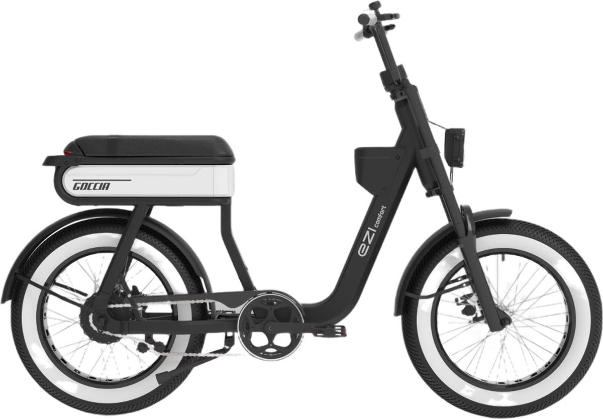 AGM Goccia Comfort - Fatbike - Wit - 250W - Elektrische Fatbike Fiets (elektrisch) kopen online