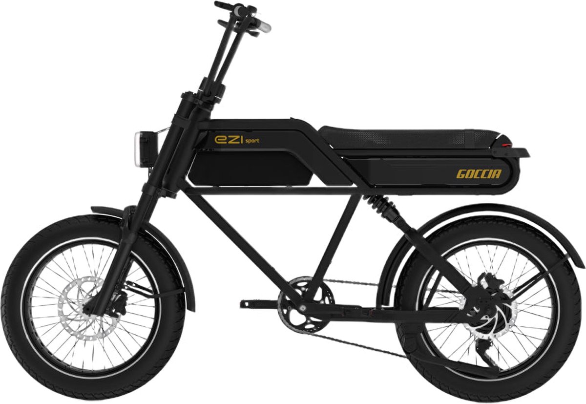 AGM Goccia Sport - Fatbike - Zwart - 250W - Elektrische Fatbike Fiets (elektrisch) kopen online