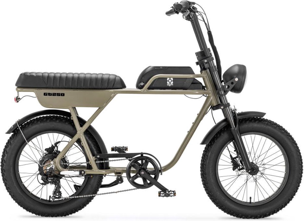 AGM GT250 - Fatbike - Groen - 250W - Elektrische Fatbike Fiets (elektrisch) kopen online