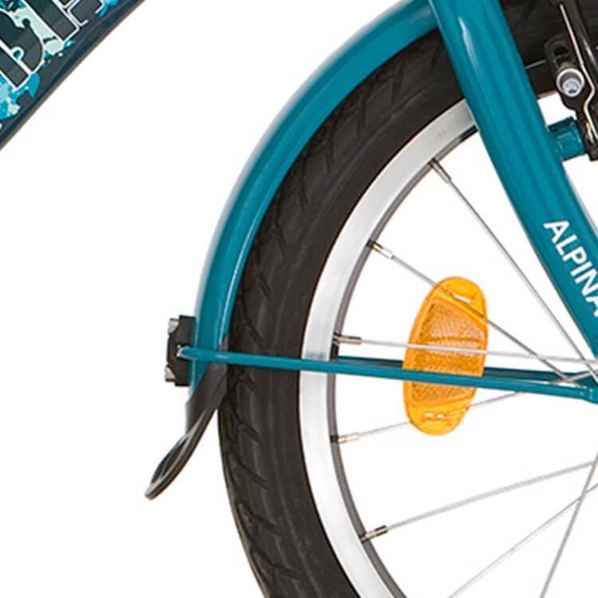 alpina spatbord set 16 turquoise