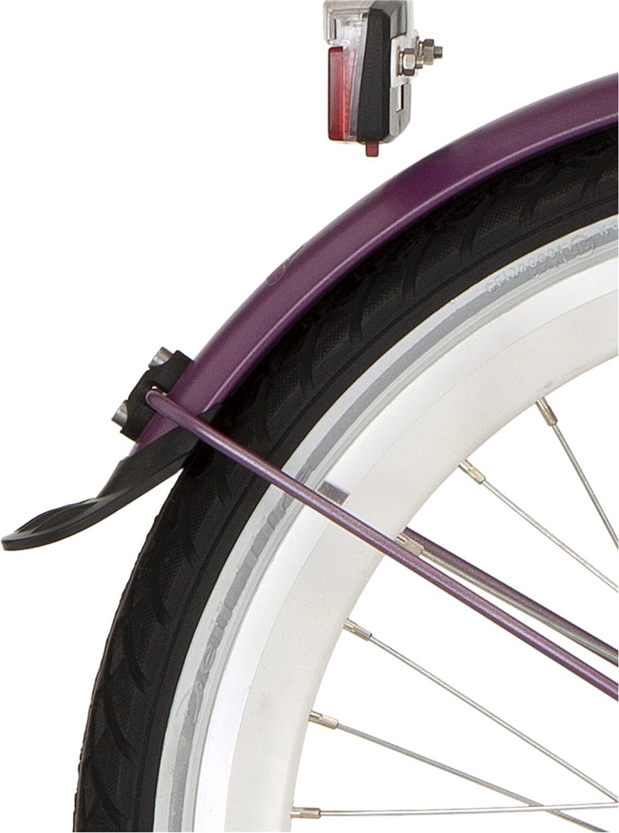 Alpina Spatbord set 20 vivid purple matt Fiets kopen online