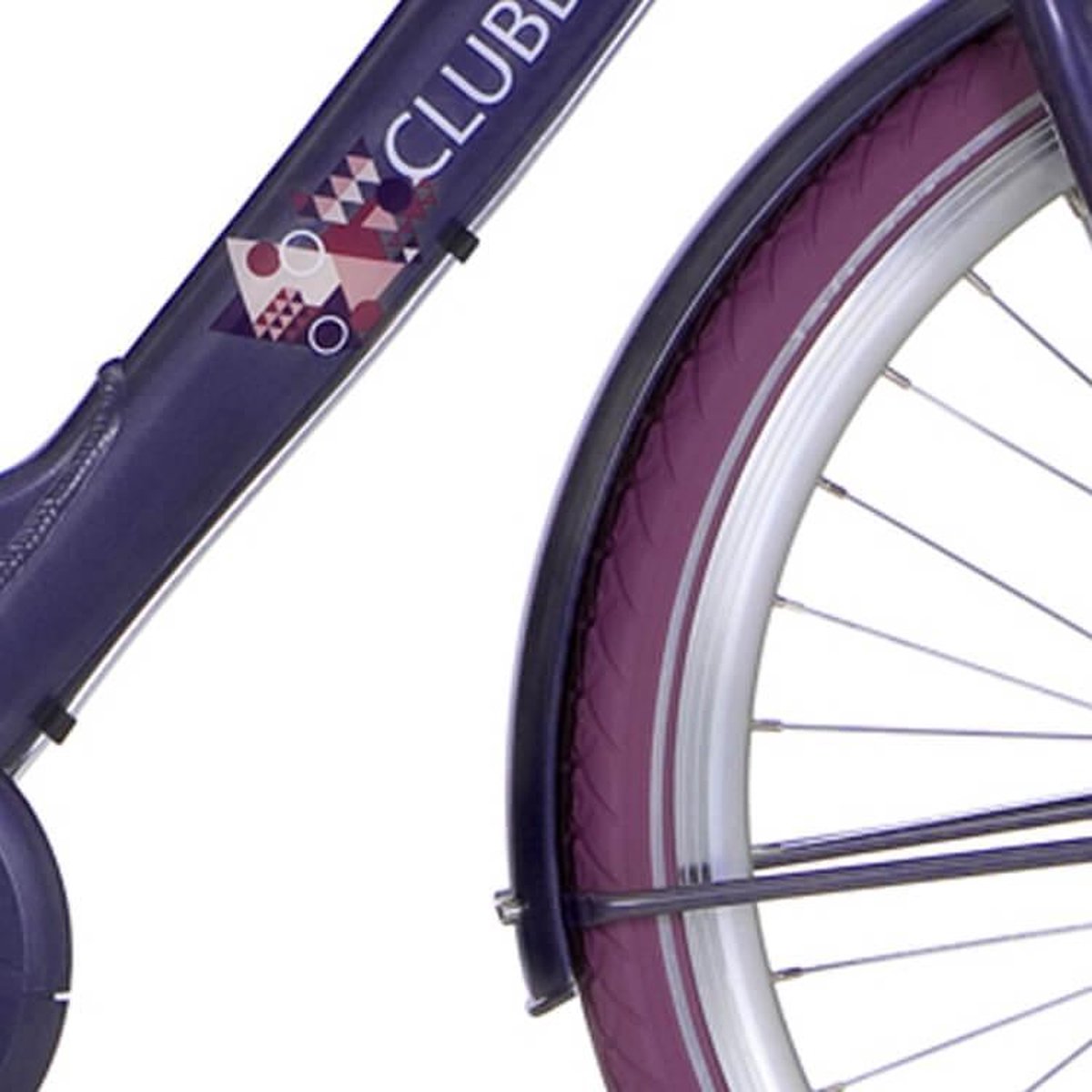 Alpina Spatbord set 24 Clubb purple grey Fiets kopen online