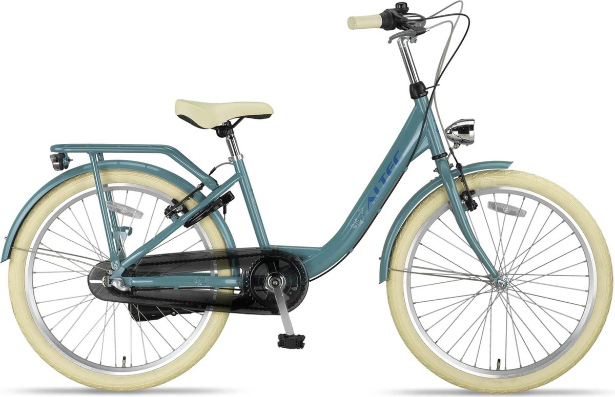 Altec Tuana 24 inch Kinderfiets Meisjesfiets 3 versnellingen Hemelsblauw Kinderfiets kopen online